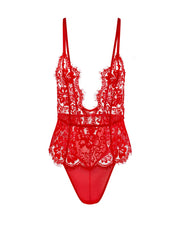 Black Lace Teddy Bodysuit