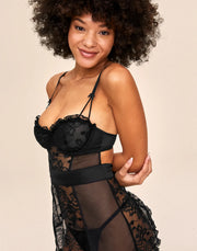 Etty Midnight Lace Babydoll