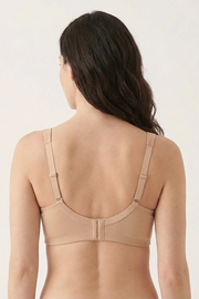 EW - Cali Non Wired And Non Padded Cotton Bra - Cappuccino