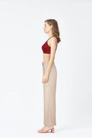 EW - Colette Non Wired And Non Padded Cotton Bra - Burgundy
