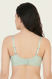 EW - Cora Non wired And Non Padded Cotton Bra - Mint
