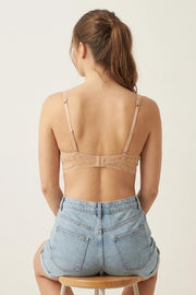 EW - Pinkie Non Padded Lace Bralette - Skin