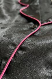 EW - Satin Pajama Set - Black